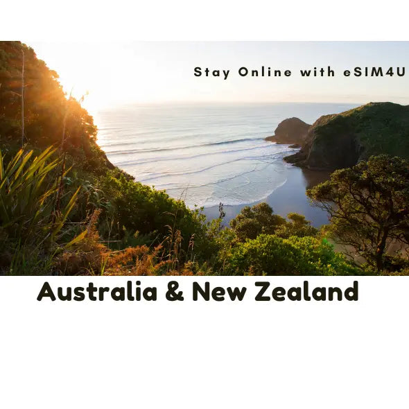 Australia & New Zealand eSIM up to 20GB - esim4u