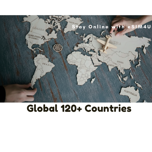 Global 120+ Countries eSIM up to 20GB