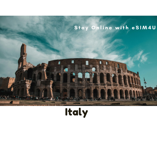 Italy eSIM up to 50GB