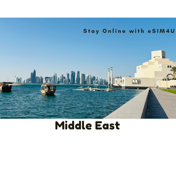 Middle East 8 countries eSIM up to 20GB