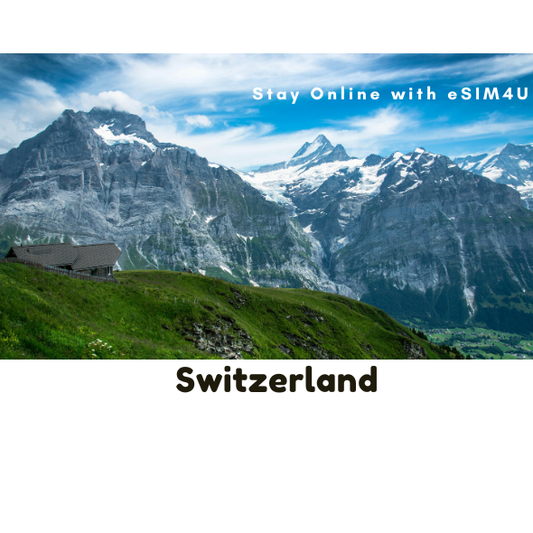 Switzerland eSIM up to 50GB